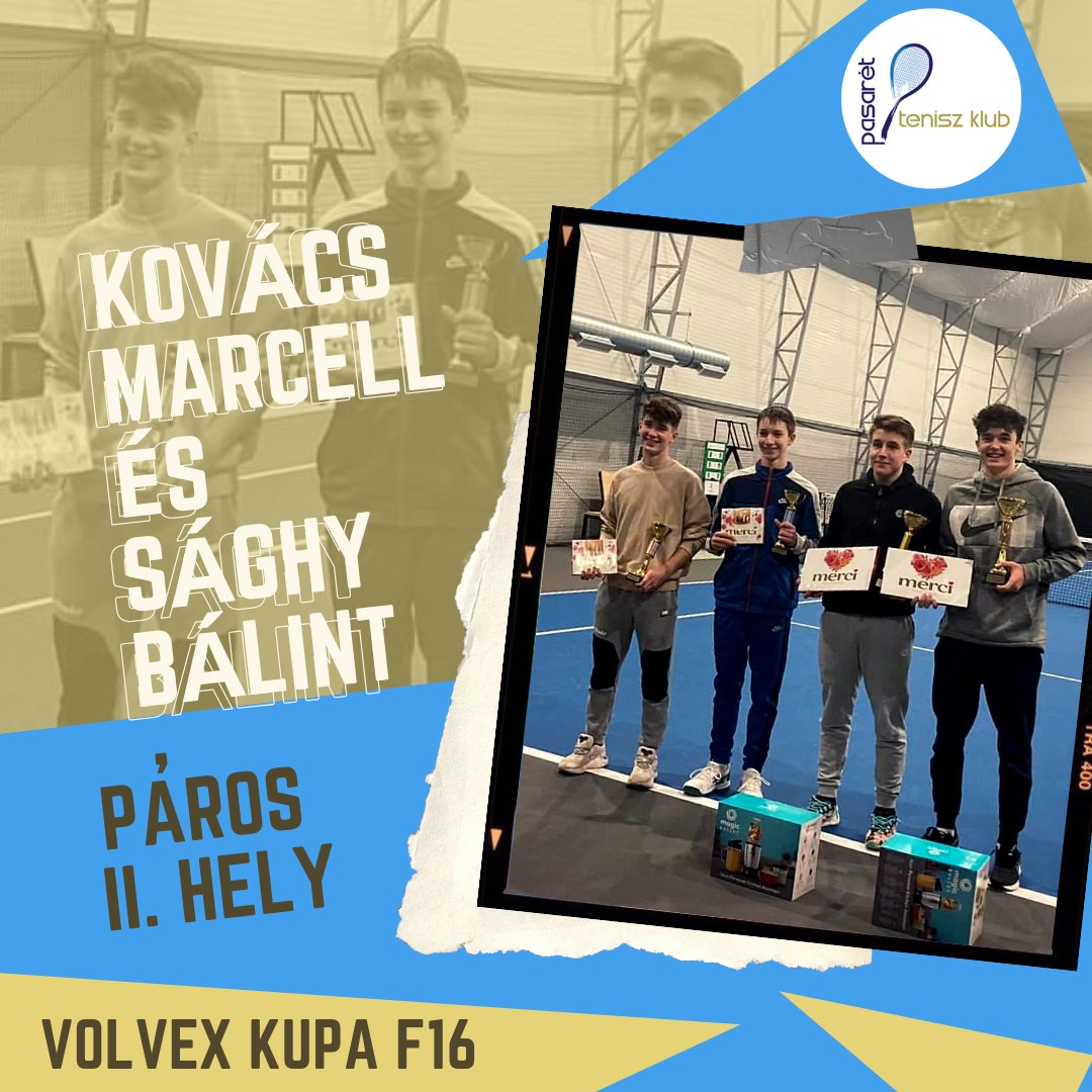 Volvex Kupa F16 Kovács & Sághy II. hely